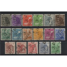 ALEMANIA ESTAMPILLA SEGUNDA GUERRA MUNDIAL OCUPACION SOVIETICA SOBRECARGAS LOCALES BEZIRK 3 BERLIN 1948 SERIE COMPLETA NUEVAS MINT MI. 166I/181I INCLUYE EL 179I RARA 380 EUROS